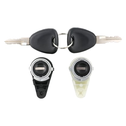 New-Aftermarket-Renault-Kangoo-Door-Lock---White-and-Black---Emirates-Keys
