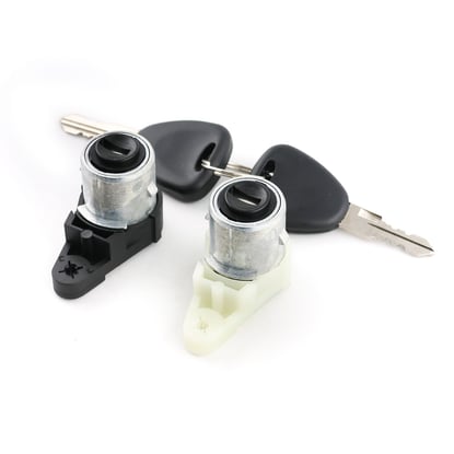 New-Aftermarket-Renault-Kangoo-Door-Lock---White-and-Black---Emirates-Keys