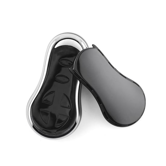 New-Aftermarket-Nano-High-Quality-Cover-For-Chrysler-Remote-Key-6-Button-Black-Color-Silver-Frame-CRSL-C11Y---Emirates-Keys