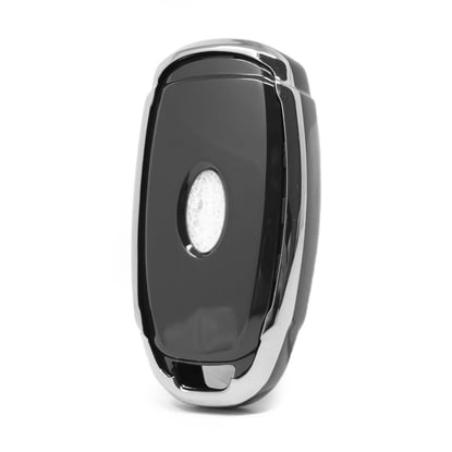 New-Aftermarket-Nano-High-Quality-Cover-For-Hyundai-Remote-Key-4-Button-Black-Color-Silver-Frame-HY-D11Y4A---Emirates-Keys