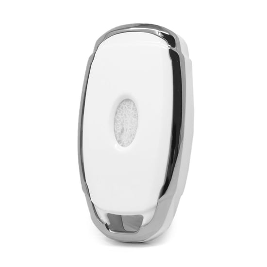 New-Aftermarket-Nano-High-Quality-Cover-For-Hyundai-Remote-Key-4-Button-White-Color-Silver-Frame-HY-D11Y4A---Emirates-Keys