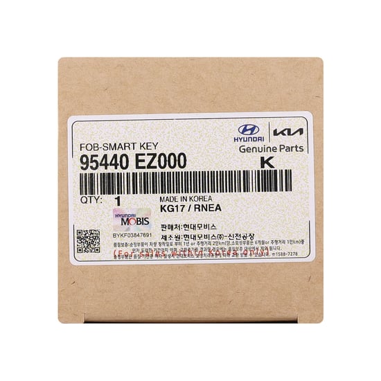 New-Kia-EV4-2025-Genuine---OEM-Smart-Remote-Key-4+1-Buttons-433MHz-OEM-Part-Number:-95440-EZ000,-95440EZ000---Emirates-Keys