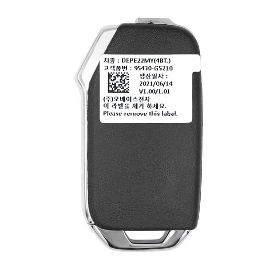 New-KIA-Niro-2022-Genuine---OEM-Flip-Remote-Key-3+1-Buttons-433MHz-OEM-Part-Number:-95430-G5210,-95430G5210---Emirates-Keys