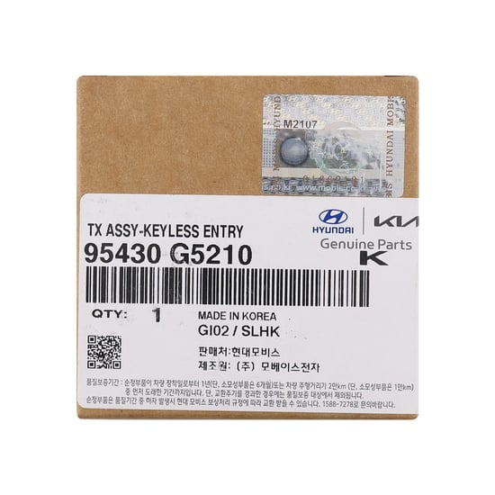 New-KIA-Niro-2022-Genuine---OEM-Flip-Remote-Key-3+1-Buttons-433MHz-OEM-Part-Number:-95430-G5210,-95430G5210---Emirates-Keys