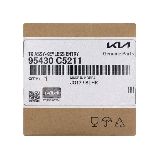 New-KIA-Sorento-2018-Genuine---OEM-Flip-Remote-Key-3-Buttons-4D-Transponder-433MHz-OEM-Part-Number:-95430-C5211---95430C5211-,-FCCID:-0KA-910T(UM-TP)---Emirates-Keys