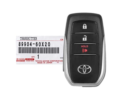 NEW-Toyota-Land-Cruiser-2020-2021-Genuine-OEM-Smart-Key-3-Buttons-315MHz-89904-60X20-8990460X20---FCCID:-HYQ14BB---Emirates-Keys