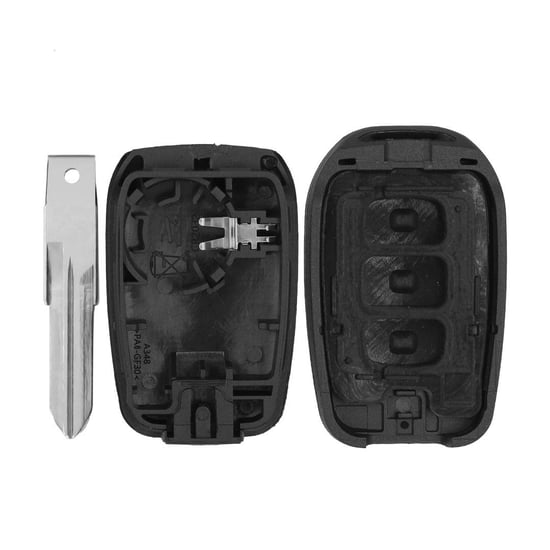 New-Aftermarket-Renault-REN-Non-Flip-Remote-Key-Shell-3-Buttons-VAC102-Blade-With-Battery-Holder-High-Quality-Best-Price---Emirates-Keys