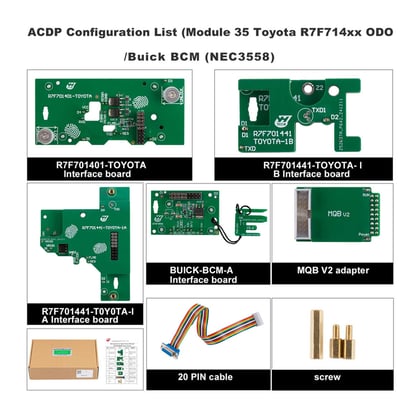 New-Yanhua-ACDP-Module-35-Toyota-R7F714xx-ODO---Buick-BCM-(NEC3558)-Mileage-Correction-With-License-A002---Emirates-Keys