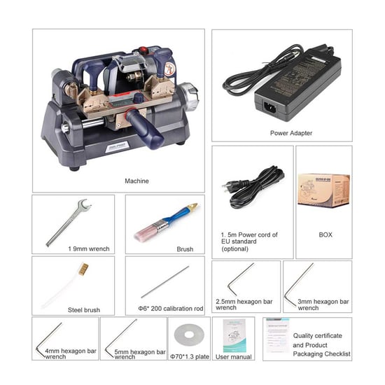 Xhorse-Dolphin-XP-008-Key-Cutting-Machine-for-Special-Bit,-Double-Bit-Keys-Double-Bit-Keys,-pump-Keys-And-Safe-Deposit-Box-Keys,-Which-Meets-The-Needs-Of-A-Wide-Range-Of-Locksmiths