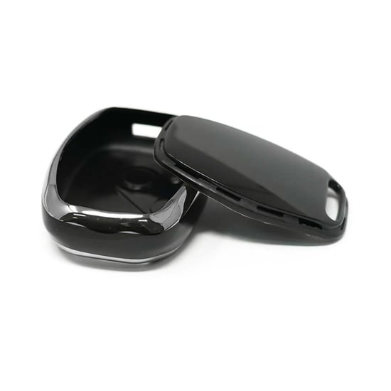 New-Aftermarket-Nano-High-Quality-Cover-For-Honda-Remote-Key-2-Button-Black-Color-Silver-Frame-HD-J11Y2---Emirates-Keys