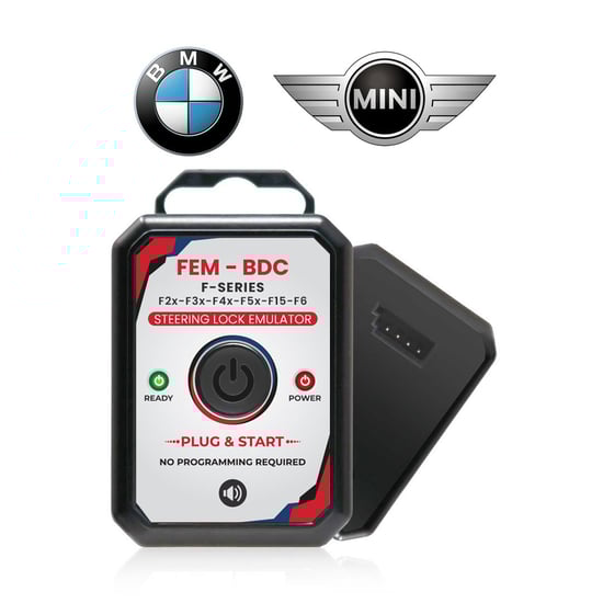 BMW Emulator - Mini Cooper F2x, F3x / FEM, · F15, F16, F4x, F5x ELV ESL Emulator Simulator Plug and Start , No Adaptation required - Emirates Keys Emulators