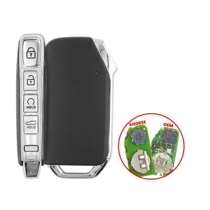 New Aftermarket Kia Smart Remote Shell 4 Buttons Auto Start Sedan for Xhorse Board XZKA82EN - High Quality Best Price | Emirates Keys