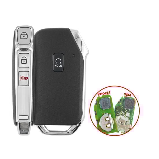 New Aftermarket Kia Smart Remote Shell 3+1 Buttons Panic for Xhorse Board XZKA82EN - High Quality Best Price | Emirates Keys