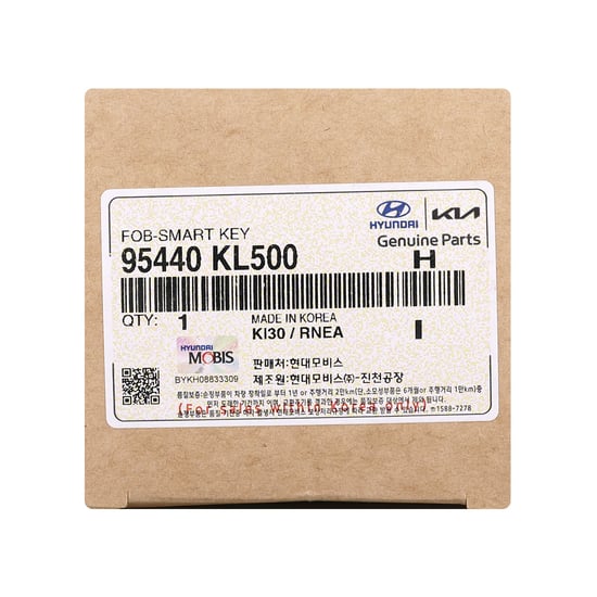 New Hyundai Ioniq 6 2025 Genuine / OEM Smart Remote Key 4+1 Buttons 433MHz OEM Part Number: 95440-KL500, 95440KL500 | MK3