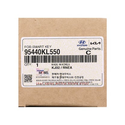 New Hyundai Ioniq 6 2025 Genuine / OEM Smart Remote Key 4+1 Buttons 433MHz OEM Part Number: 95440-KL550, 95440KL550 | Emirates Keys