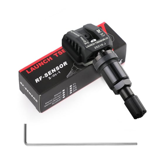 New Launch 4 NM LTR-V Metal TPMS Sensor-05 Black Type is a programmable universal TPMS sensor that combines 315MHz and 433MHz Frequencies | Emirates Keys