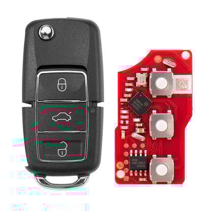 New Xhorse VVDI Key Tool VVDI2 Wire Remote Key 3 Buttons VW Type XKB526EN 2nd Generation XKB506EN compatible with all the VVDI tools | Emirates Keys