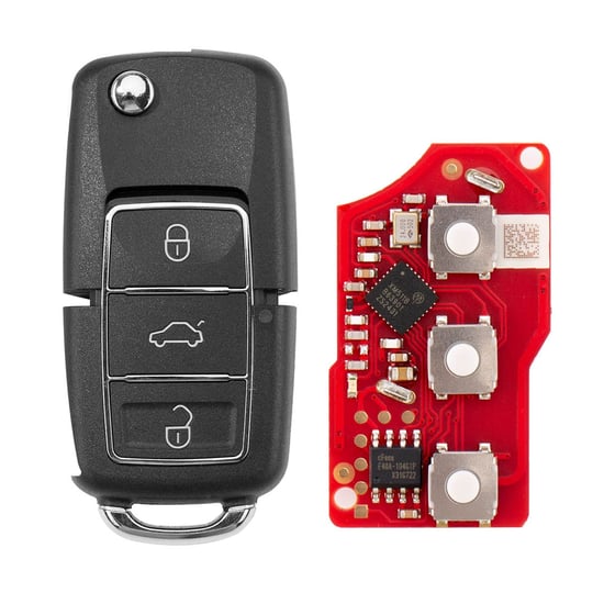 New Xhorse VVDI Key Tool VVDI2 Wire Remote Key 3 Buttons VW Type XKB526EN 2nd Generation XKB506EN compatible with all the VVDI tools | Emirates Keys