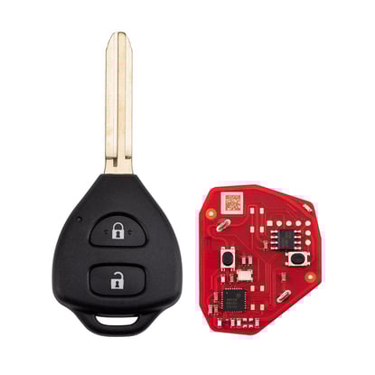 New Xhorse VVDI Key Tool VVDI2 Wire Remote Key 2 Buttons Toyota Type XKTO25EN 2nd Generation XKTO05EN compatible with all VVDI tools including VVDI2, VVDI KEY TOOL etc | Emirates Keys