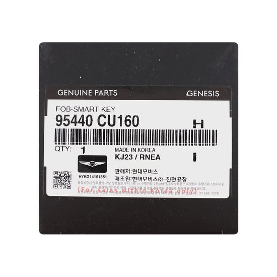 Picture of Genesis GV60 2026 Genuine Smart Remote Key 7+1 Buttons 433MHz 95440-CU160