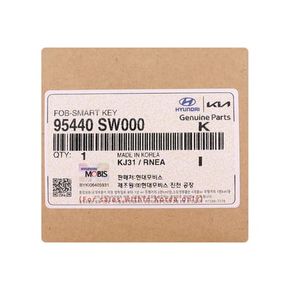 Picture of Kia PV5 2026 Genuine Smart Remote Key 6+1 Buttons 433MHz 95440-SW000