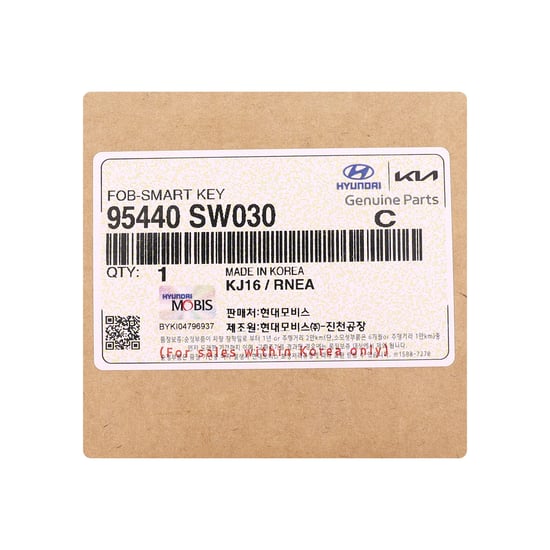 Picture of Kia PV5 2026 Genuine Smart Remote Key 5+1 Buttons 433MHz 95440-SW030