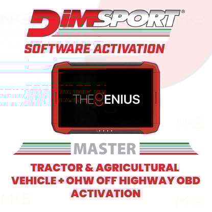 Picture of Dimsport - AV36-OBD001A - THE GENIUS - MASTER TRACTOR & AGRICULTURAL VEHICLE + OHW OFF HIGHWAY OBD ACTIVATION