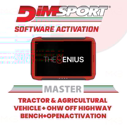 Imagen de Dimsport - AV36-BOP001A - EL GENIO - TRACTOR MAESTRO Y VEHÍCULO AGRÍCOLA + BANCO OHW FUERA DE CARRETERA + ACTIVACIÓN ABIERTA