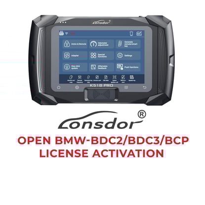 Lonsdor - Open BMW-BDC2 / BDC3 / BCP License Activation - Pay one time, for Lifetime use  | MK3