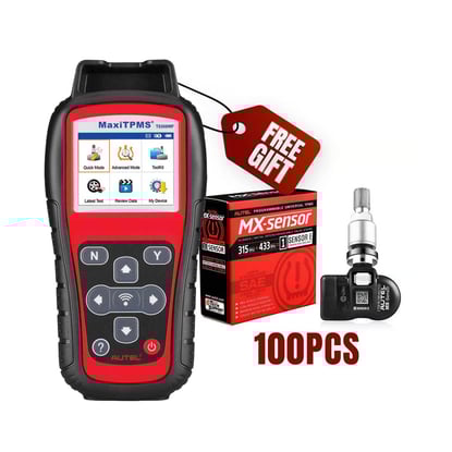 Autel MX-Sensor E TPMS Metal 100 PCs + Free Maxi TPMS TS508WF Advanced TPMS Service Tool  | MK3