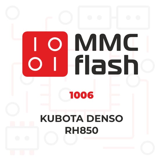 MMCFlash - 1006 Kubota Denso RH850 | MK3
