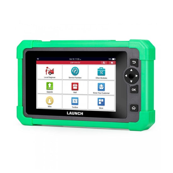 New Launch Creader Professional 919 EV Diagnostic Tool Wide Electric Vehicle Coverage coming with 90+ diagnostic software packages, including Tesla, BMW, MINI, VW, Audi, BYD | MK3