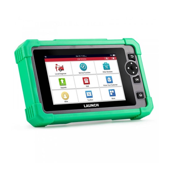 New Launch Creader Professional 919 EV Diagnostic Tool Wide Electric Vehicle Coverage coming with 90+ diagnostic software packages, including Tesla, BMW, MINI, VW, Audi, BYD | MK3