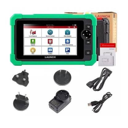 New Launch Creader Professional 919 EV Diagnostic Tool Wide Electric Vehicle Coverage coming with 90+ diagnostic software packages, including Tesla, BMW, MINI, VW, Audi, BYD | MK3