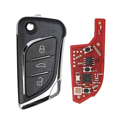 New Xhorse VVDI Key Tool Wire Flip Remote Key 3 Buttons Knife Style XKLKS2EN 2nd Generation XKLKS0EN Support generation or cloning by VVDI key tool and VVDI2 | MK3