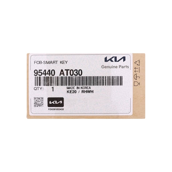 New KIA Niro 2023 Genuine / OEM Smart Remote Key 4 Buttons 433MHz OEM Part Number: 95440-AT030, 95440AT030 | Emirates Keys