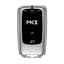 New Aftermarket LCD MH-10 Universal Flip Remote Key Silicone Silver Color ( PKE Car-Level Comfortable Entry System )  | MK3