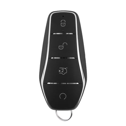 New BYD Genuine / OEM Smart Remote Key 4 Buttons 433.92MHz OEM Part Number: 13506486-00, 13506486 | MK3