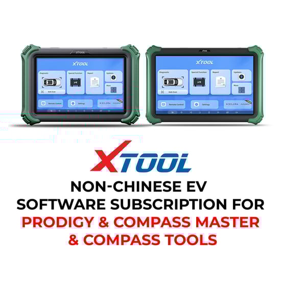 XTool Non-Chinese EV Software Subscription For Prodigy & Compass Master & Compass Flagship Smart Diagnosis Devices | MK3