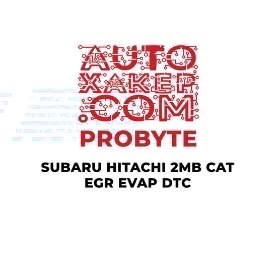 ProByte SUBARU HITACHI 2MB CAT EGR EVAP DTC  | MK3