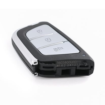 New JAC Shuailing T8  Genuine / OEM Smart Remote Key 3 Buttons 433.92ASK OEM Part Number: 3605800U0011 | MK3