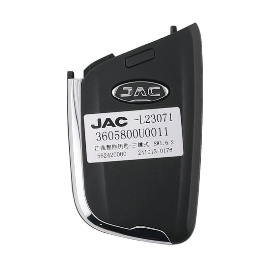 New JAC Shuailing T8  Genuine / OEM Smart Remote Key 3 Buttons 433.92ASK OEM Part Number: 3605800U0011 | MK3