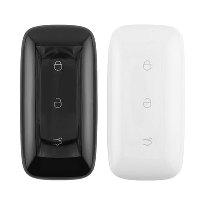 Used Geely Original Smart Remote Key 3 Buttons 433.66/434.18 ( 2 PCs Black & White ) | MK3