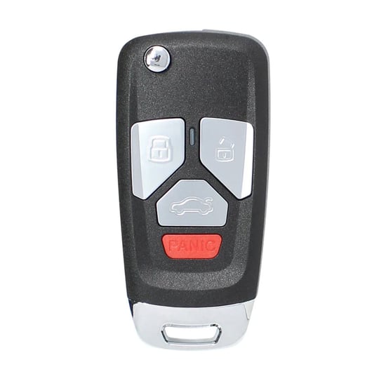 New Xhorse Xhorse VVDI Key Tool Wire Flip Remote Key 3+1 Buttons Audi Style XKAU22EN 2nd Generation XKAU22EN Support generation or cloning by VVDI key tool and VVDI2  | MK3