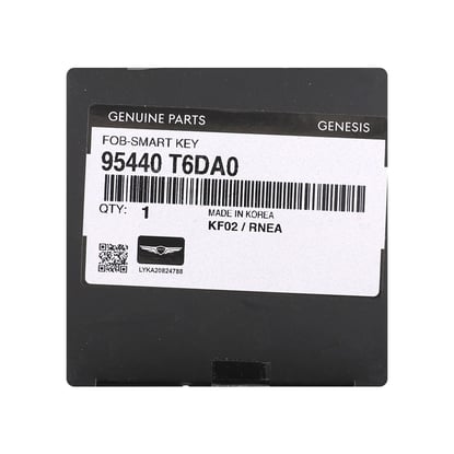 New Genesis GV80 2025 Genuine Smart Remote Key 4+1 Buttons 433MHz OEM Part Number: 95440-T6DA0, 95440T6DA0 | MK3