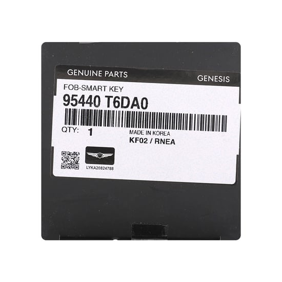 New Genesis GV80 2025 Genuine Smart Remote Key 4+1 Buttons 433MHz OEM Part Number: 95440-T6DA0, 95440T6DA0 | MK3