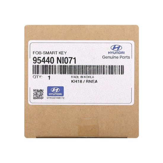 New Hyundai IONIQ 2024 Genuine / OEM Smart Remote Key 6 Buttons 433MHz OEM Part Number: 95440-NI071, 95440NI071 | MK3