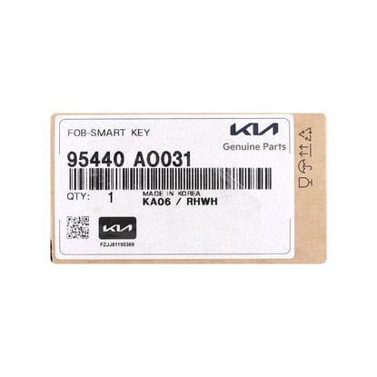 New KIA Niro 2024 Genuine / OEM Smart Remote Key 4 Buttons 433MHz OEM Part Number: 95440-AO031, 95440AO031 | MK3