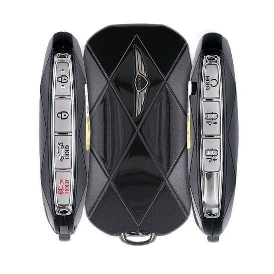 New Genesis G80 2024 Genuine / OEM Smart Remote Key 6+1 Buttons 433MHz OEM Part Number: 95440-T1AC0, 95440T1AC0 | MK3