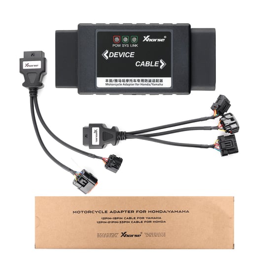 New Xhorse XDKP92GL Motorcycle Adapter for Honda Yamaha  Compatible with VVDI Key Tool Plus and Key Tool MIDI | MK3